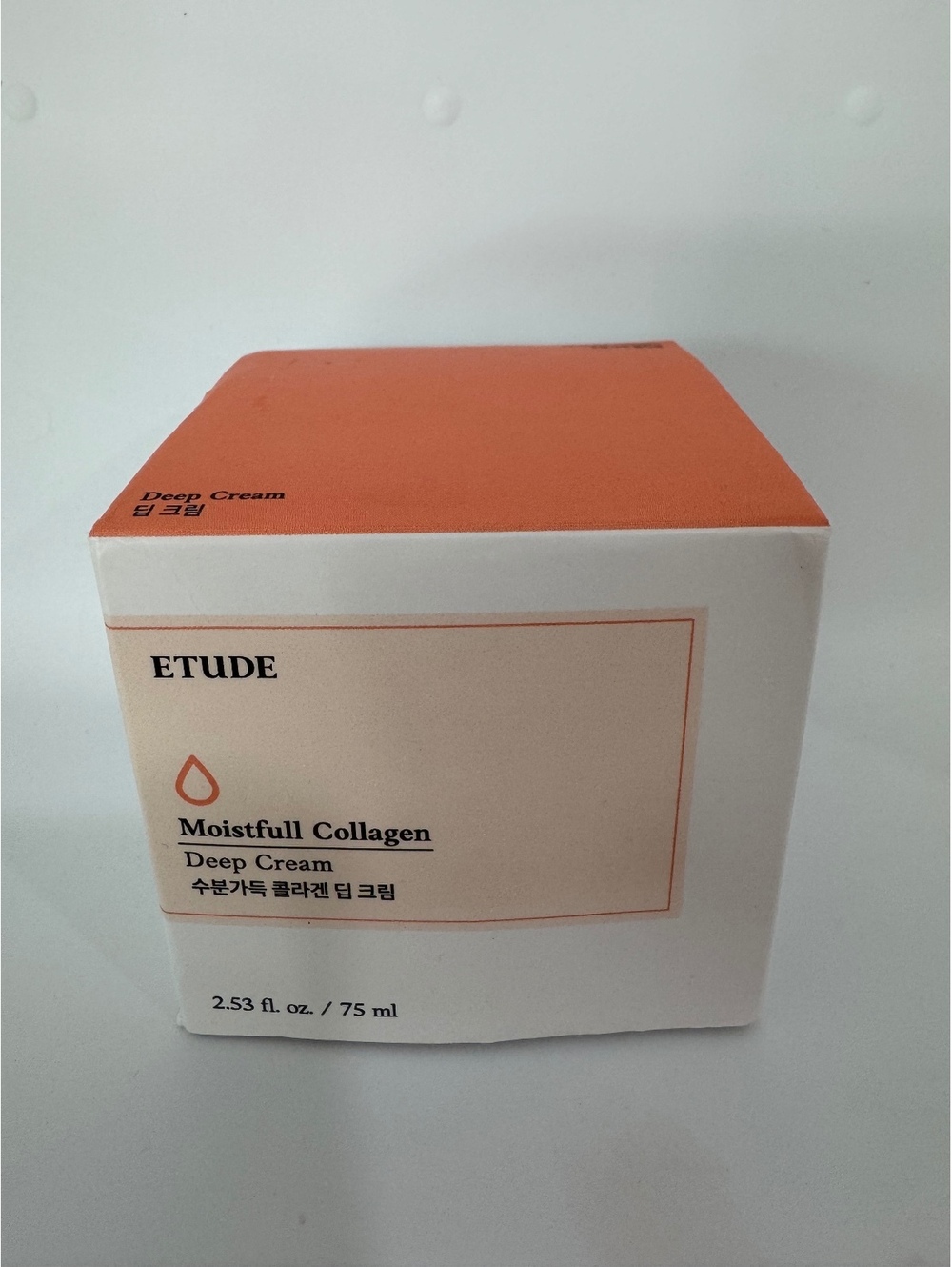 Etude Moistfull Collagen Deep Cream 2.53 fl. oz / 75 ml Hydrating Face Cream